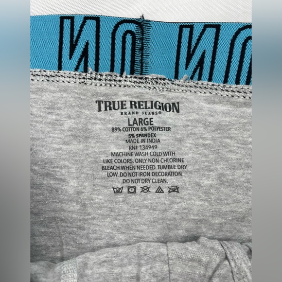 NWOT True Religion sz L Cotton Blend Boxer Brief Underwear - Picture 3 of 4